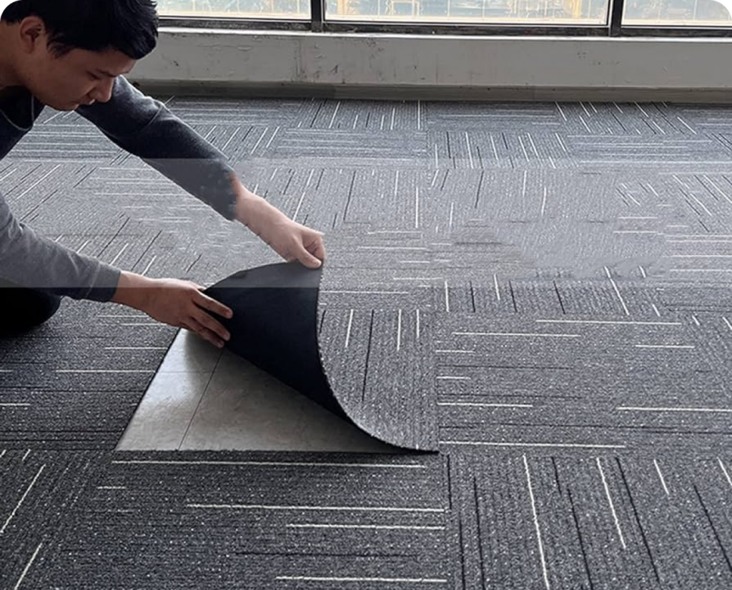 Affordable carpet tile