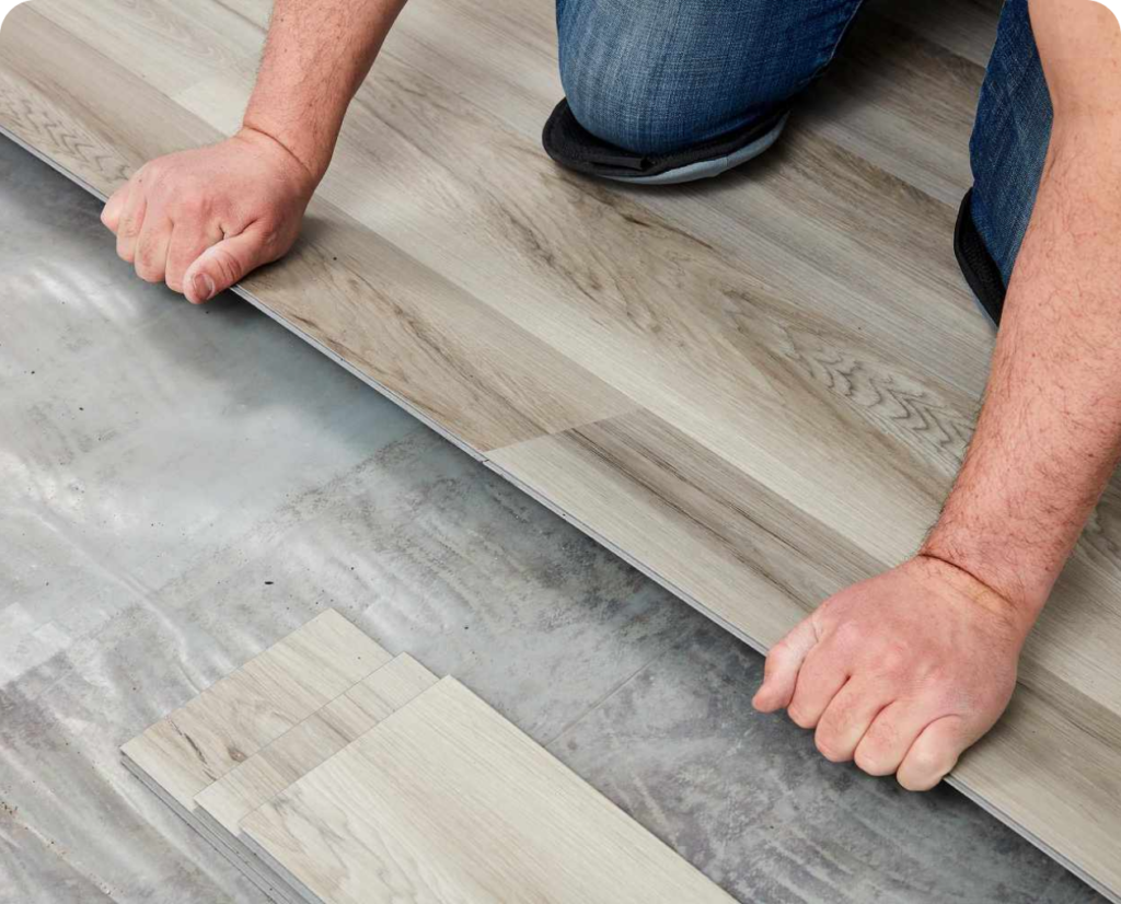 Luxury vinyl plank flooring from Im Floored